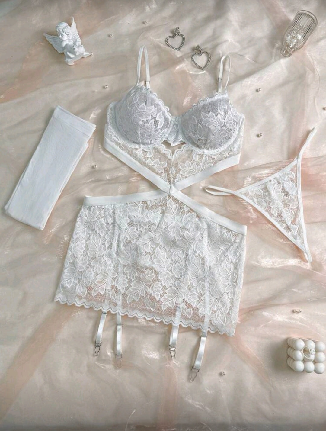 Sassy Yasi Black Lace Elegance Set