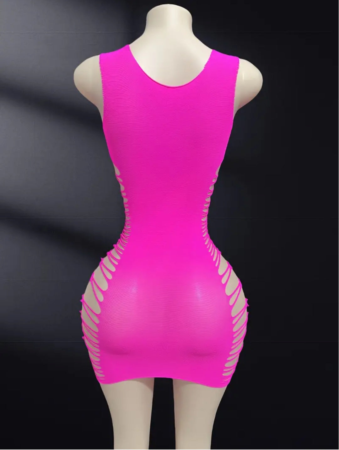 Sassy Yasi – Veloura Bodystocking – Pink