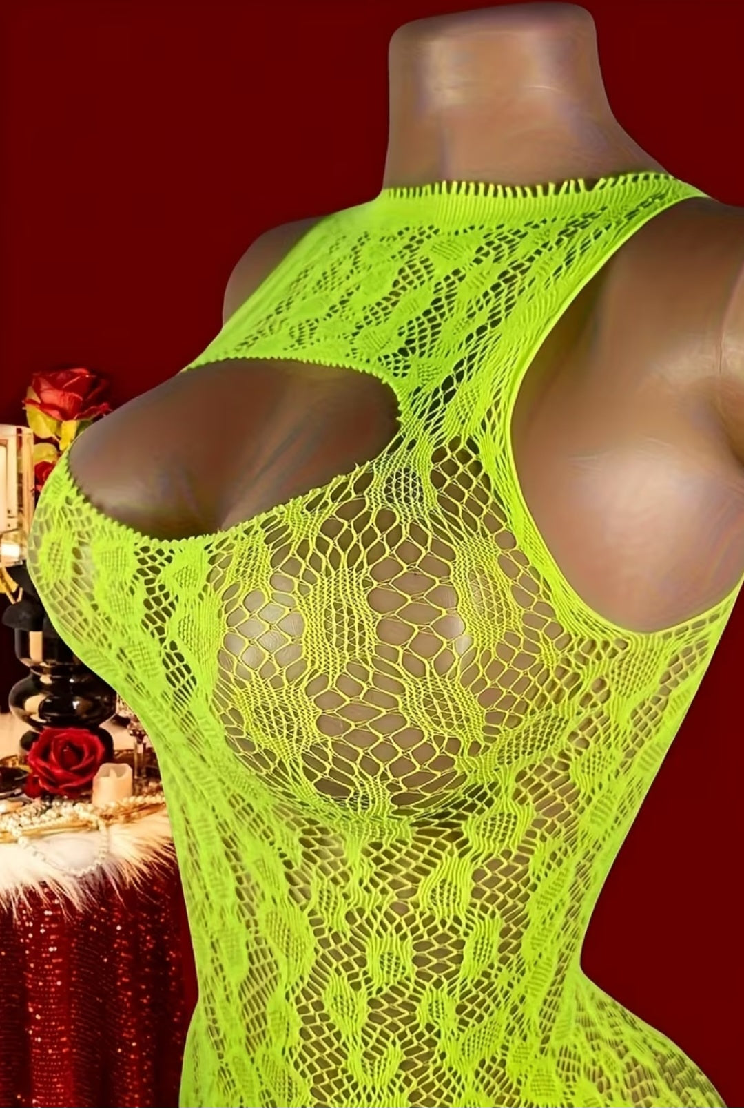Sassy Yasi – Veloura Bodystocking – Yellow