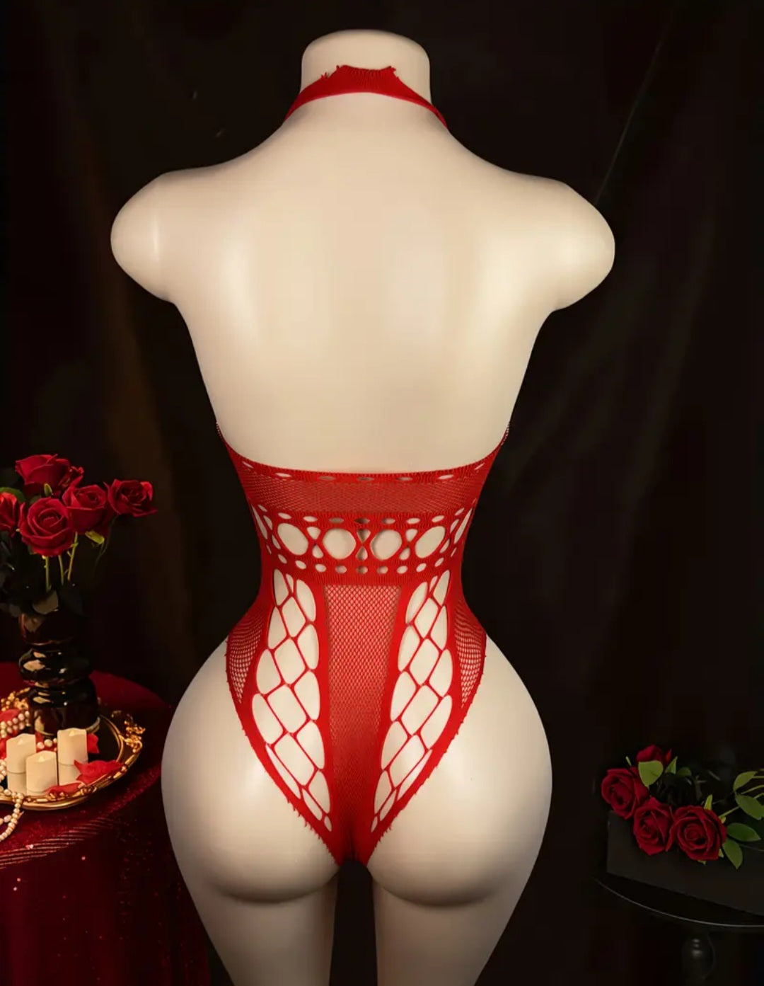 Sassy Yasi – Veloura Bodystocking – White