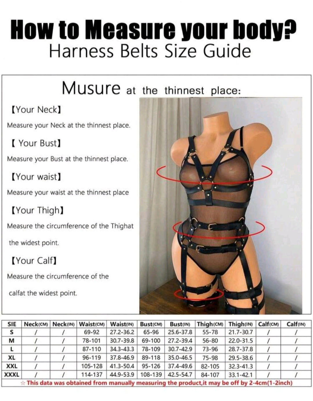 Sassy Yasi Noir Gold Harness Set
