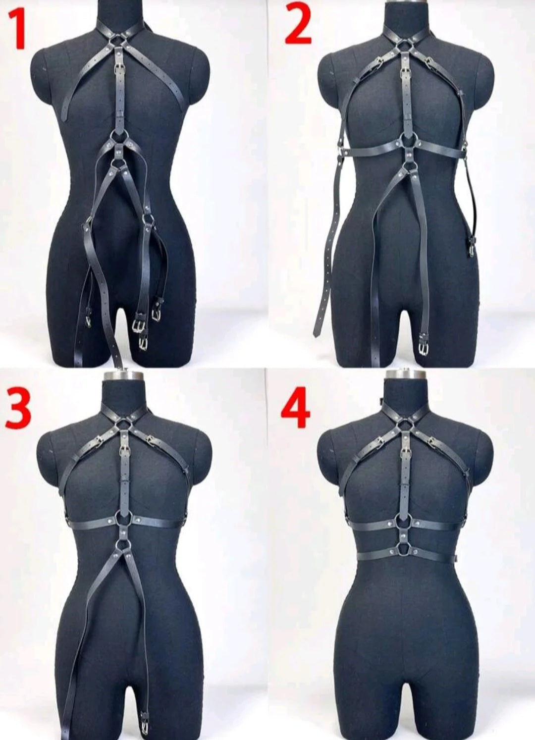 Sassy Yasi Noir Structured Harness