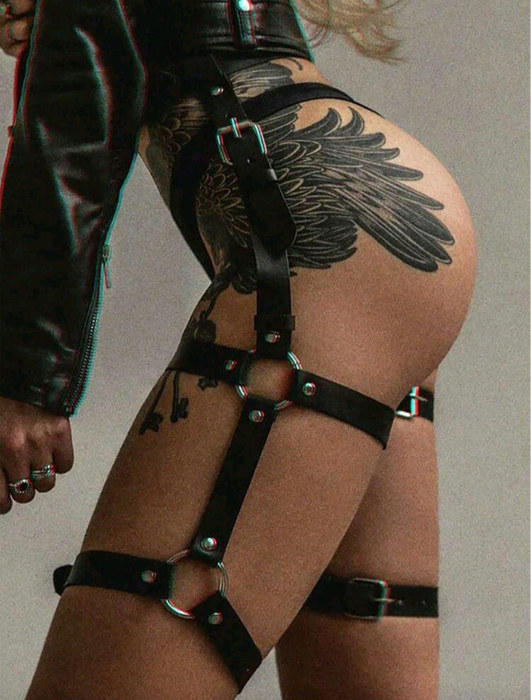Sassy Yasi Rebel Strap Leg Harness Set