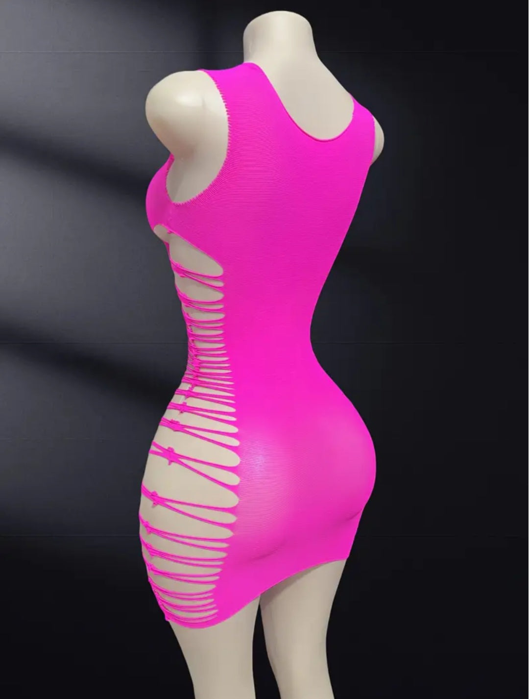 Sassy Yasi – Veloura Bodystocking – Pink