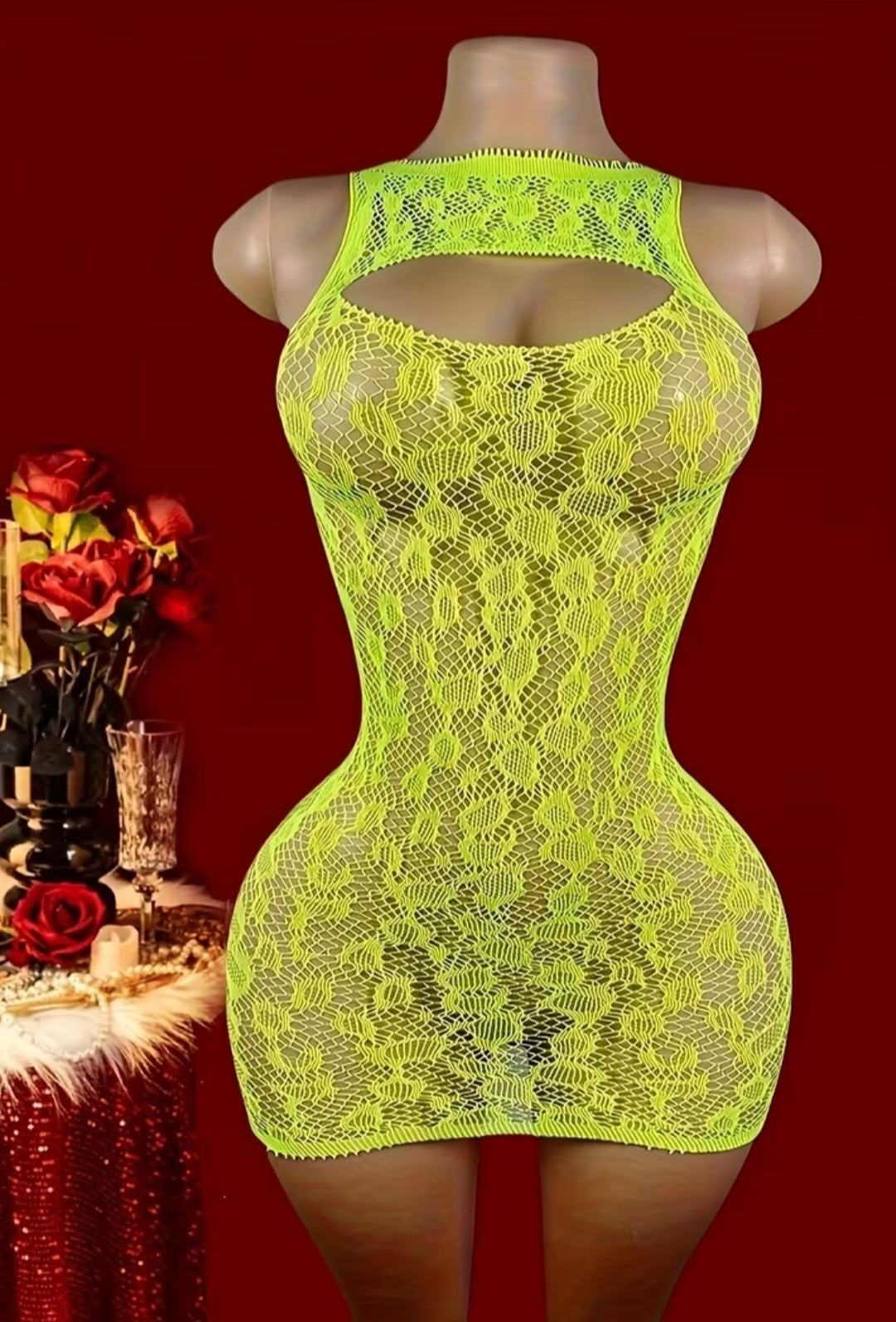 Sassy Yasi – Veloura Bodystocking – Yellow
