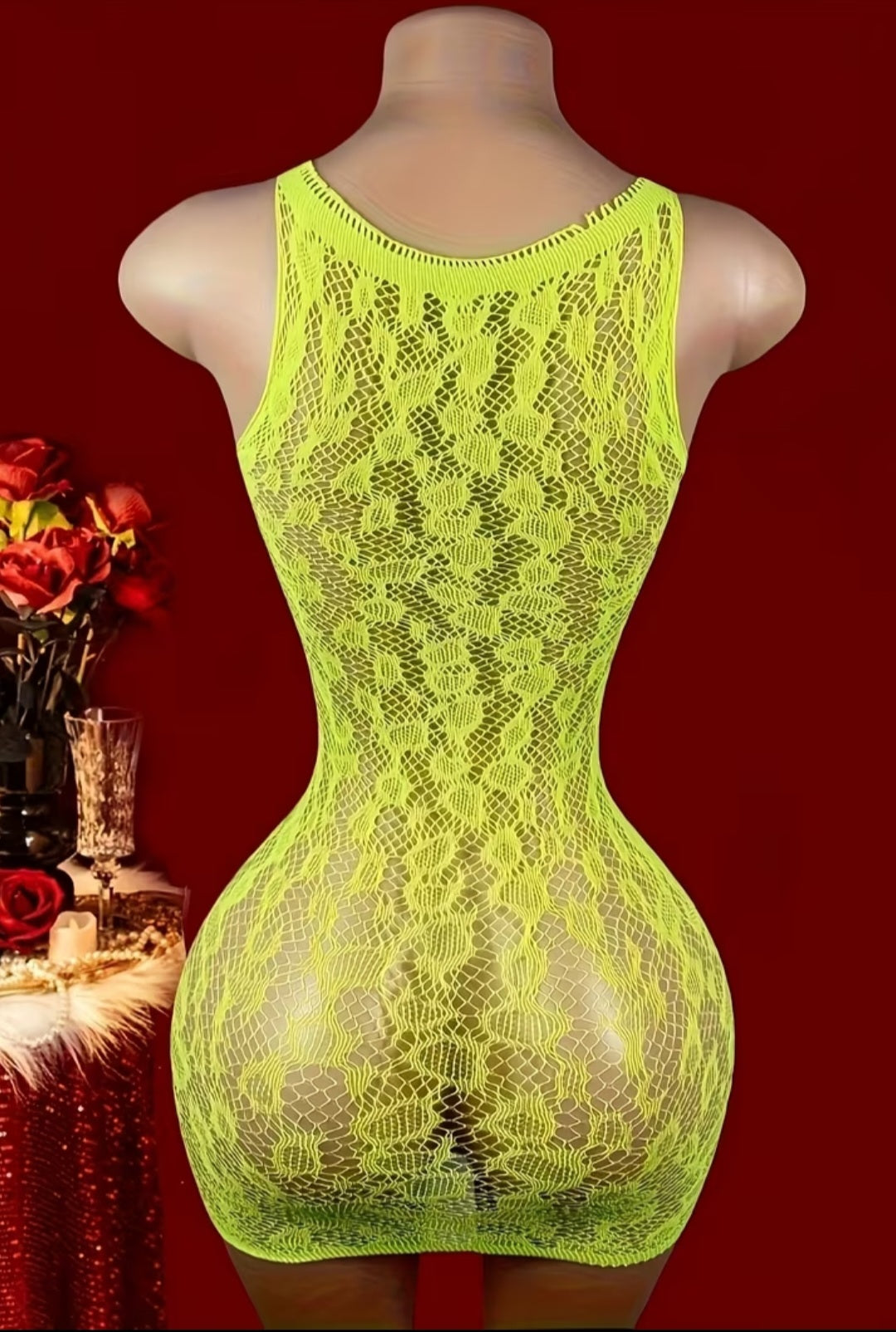 Sassy Yasi – Veloura Bodystocking – Yellow