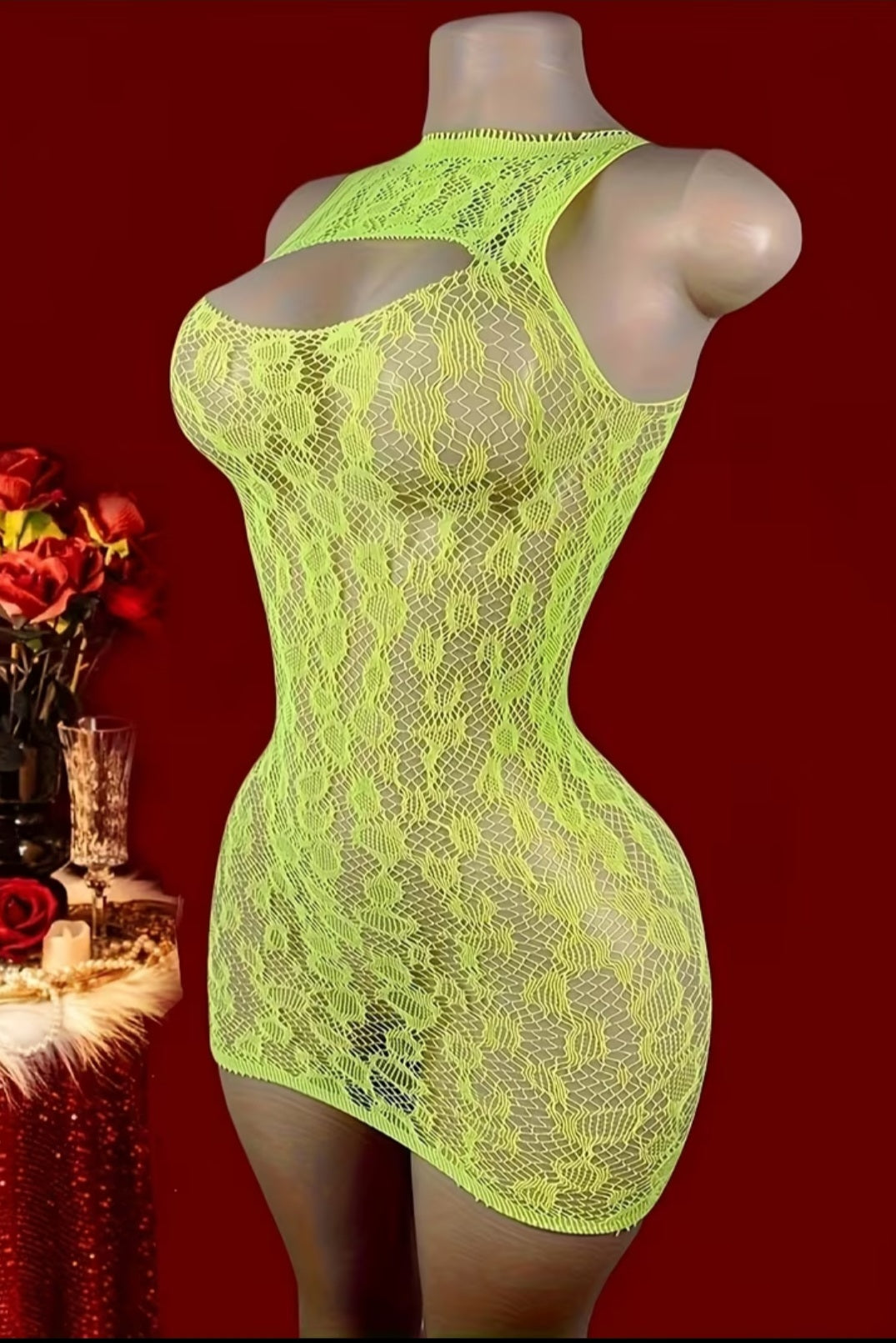 Sassy Yasi – Veloura Bodystocking – Yellow