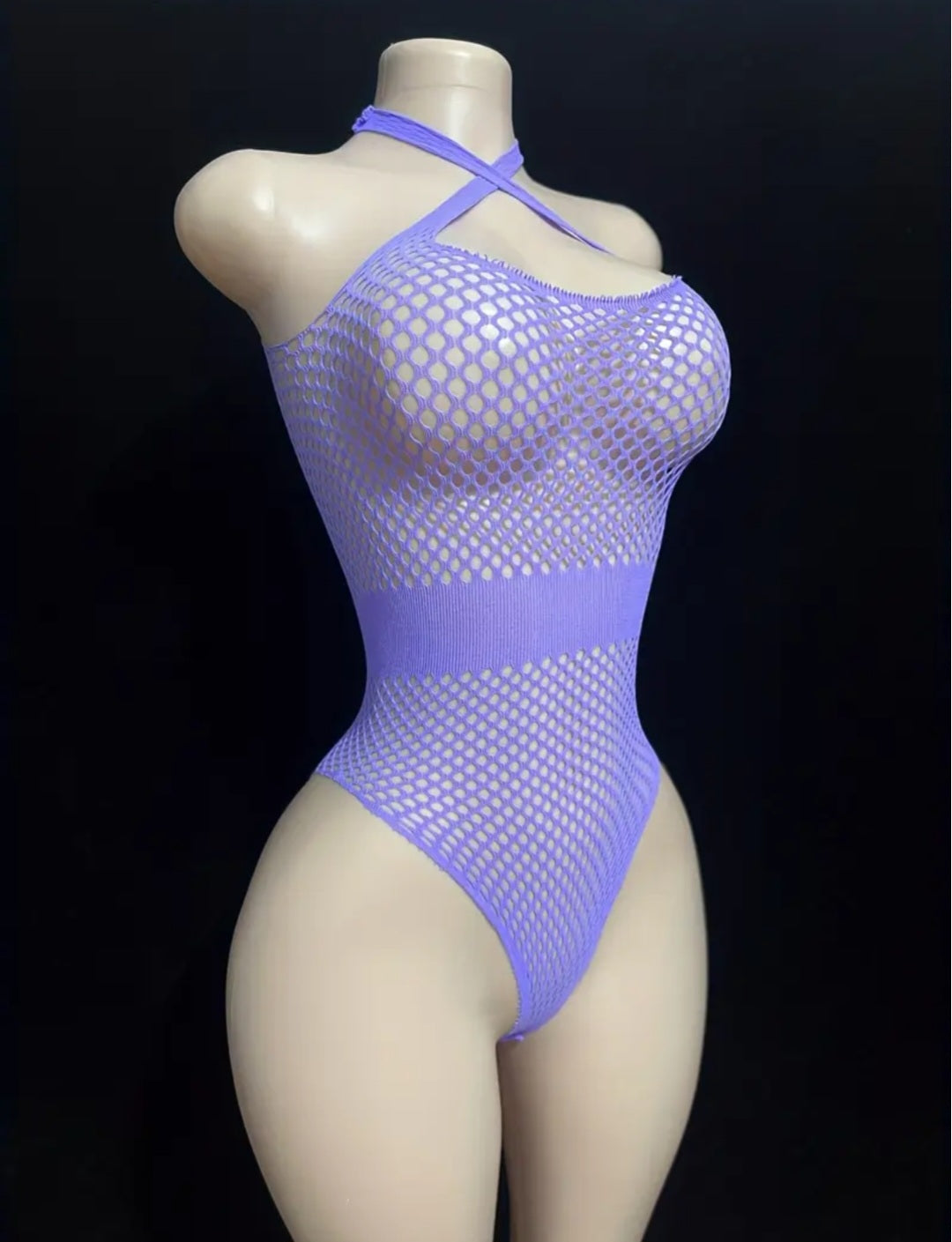 Sassy Yasi – Veloura Bodystocking – Purple