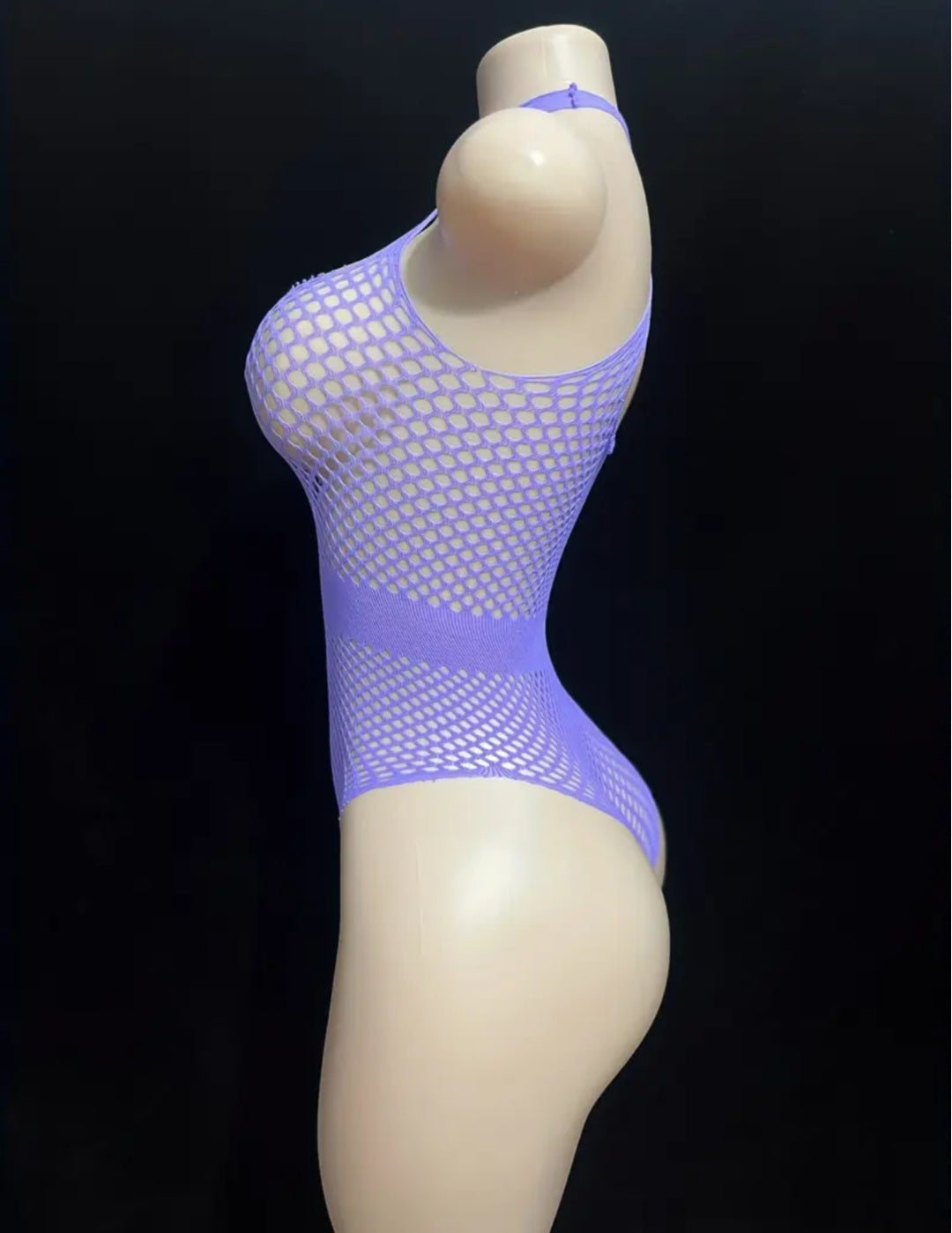 Sassy Yasi – Veloura Bodystocking – Purple