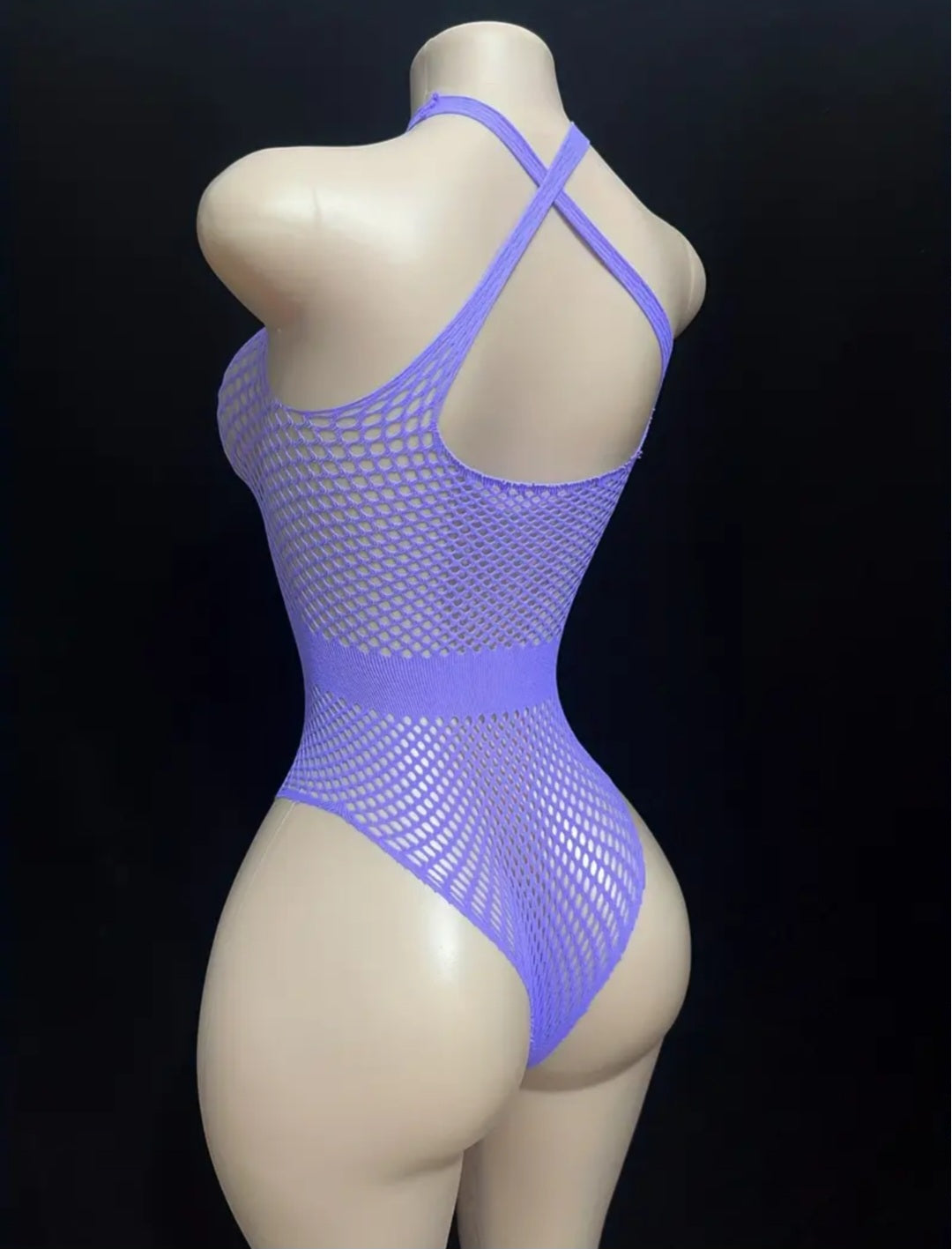 Sassy Yasi – Veloura Bodystocking – Purple
