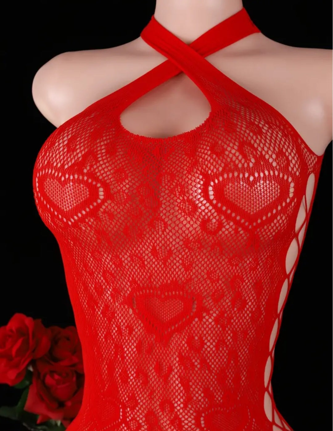 Sassy Yasi – Veloura Bodystocking – Pink