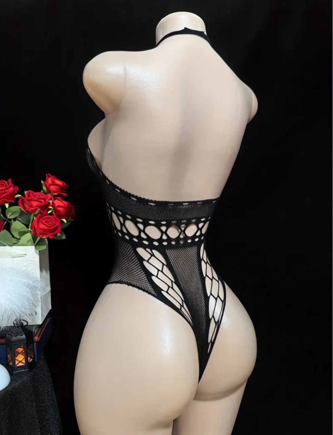 Sassy Yasi – Veloura Bodystocking – White