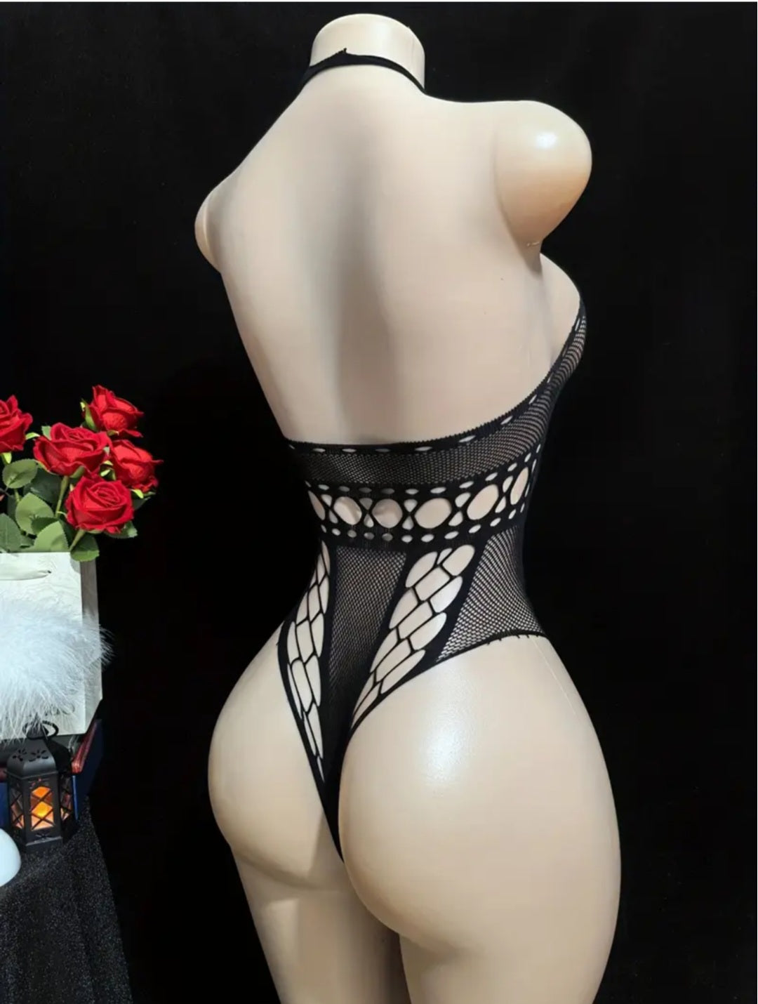 Sassy Yasi – Veloura Bodystocking – White