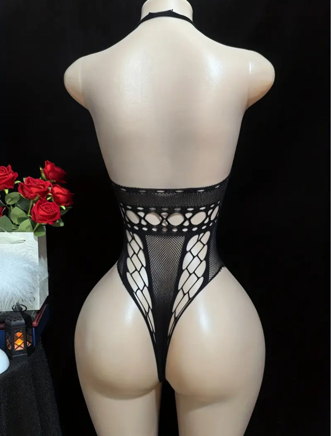 Sassy Yasi – Veloura Bodystocking – White