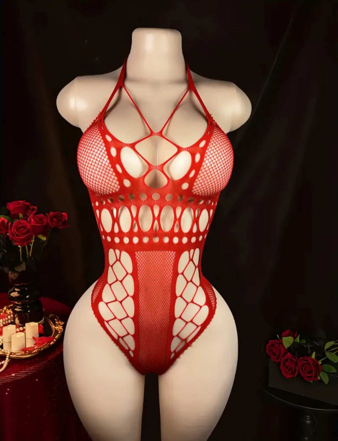 Sassy Yasi – Veloura Bodystocking – White