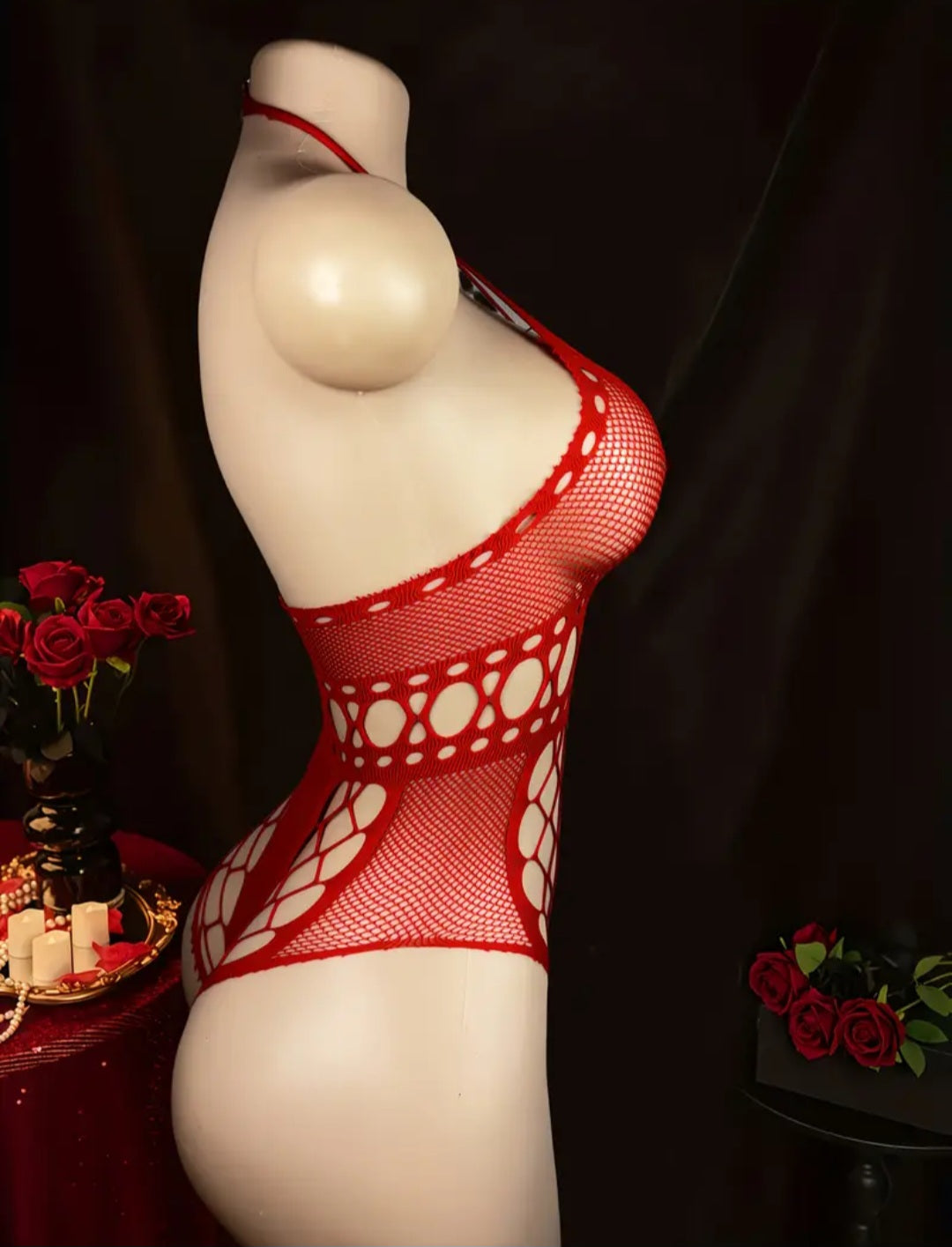 Sassy Yasi – Veloura Bodystocking – White