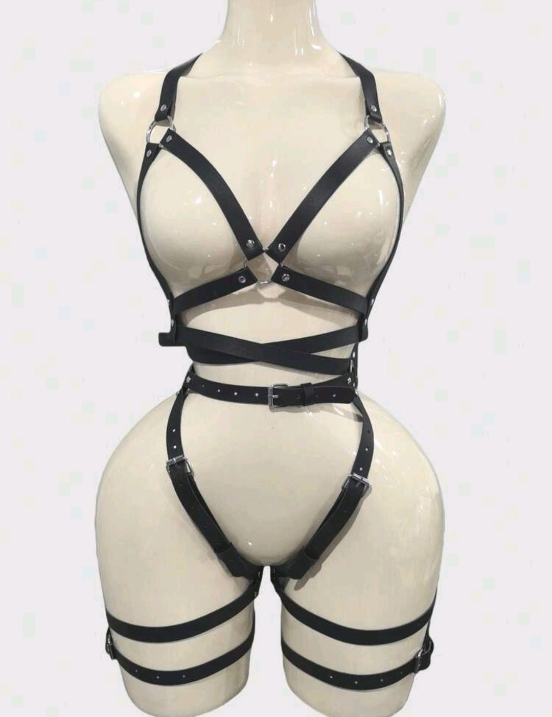 Sassy Yasi Midnight Strap Harness Set