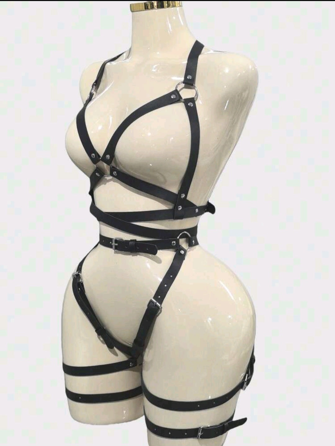 Sassy Yasi Midnight Strap Harness Set