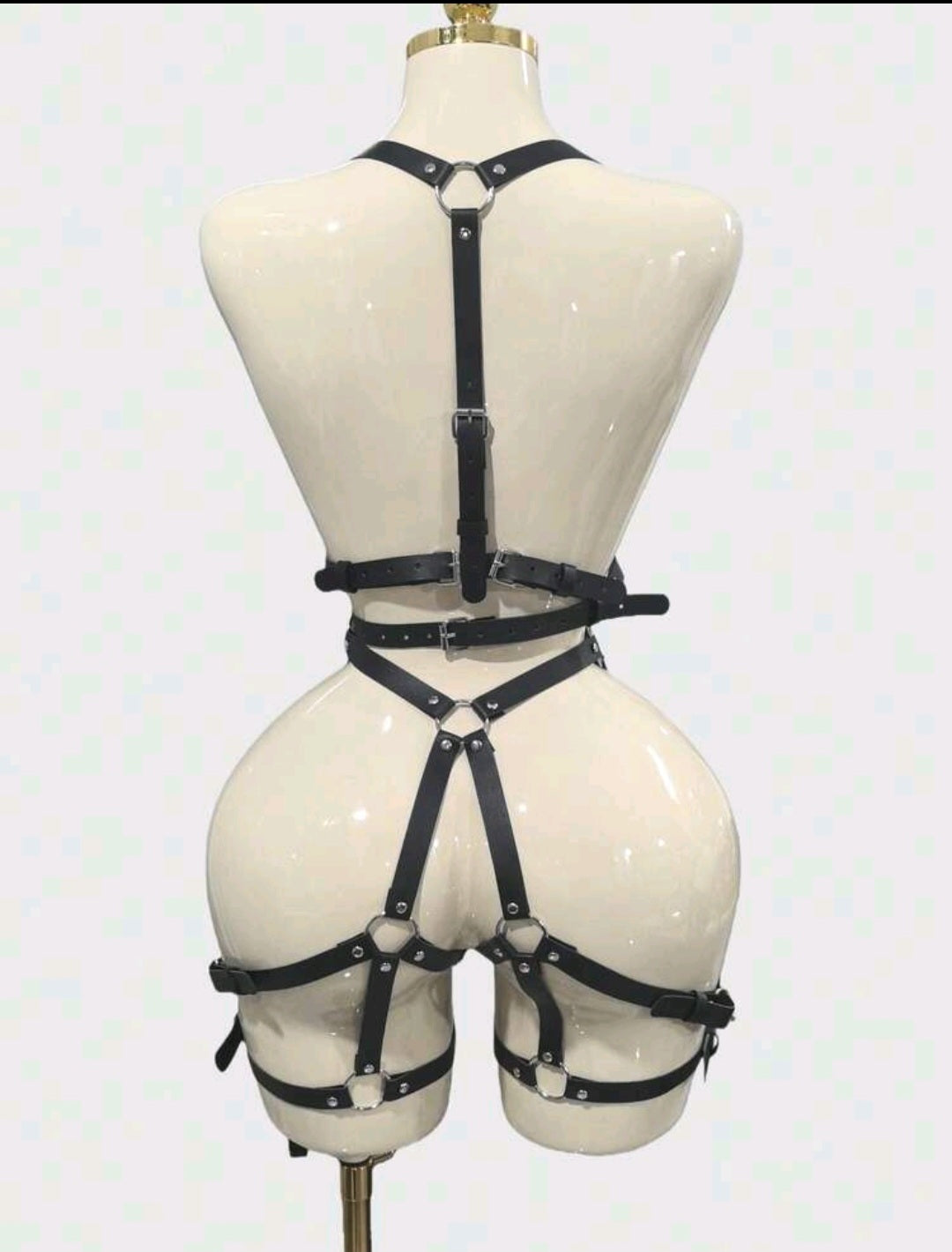 Sassy Yasi Midnight Strap Harness Set
