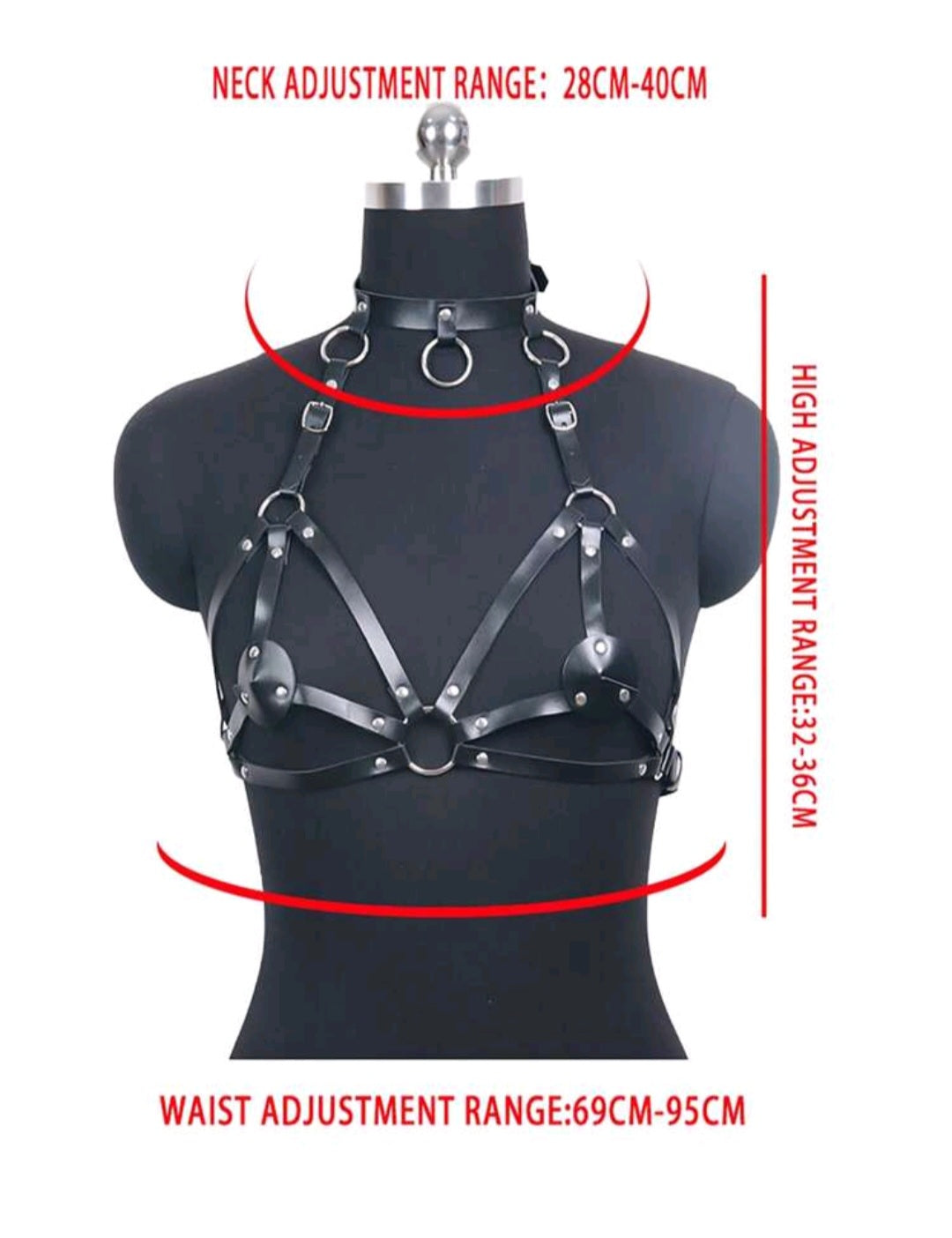 Sassy Yasi Dark Desire Chest Harness