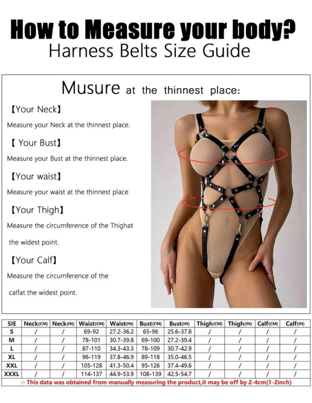 Sassy Yasi Nude Edge Harness Bodysuit