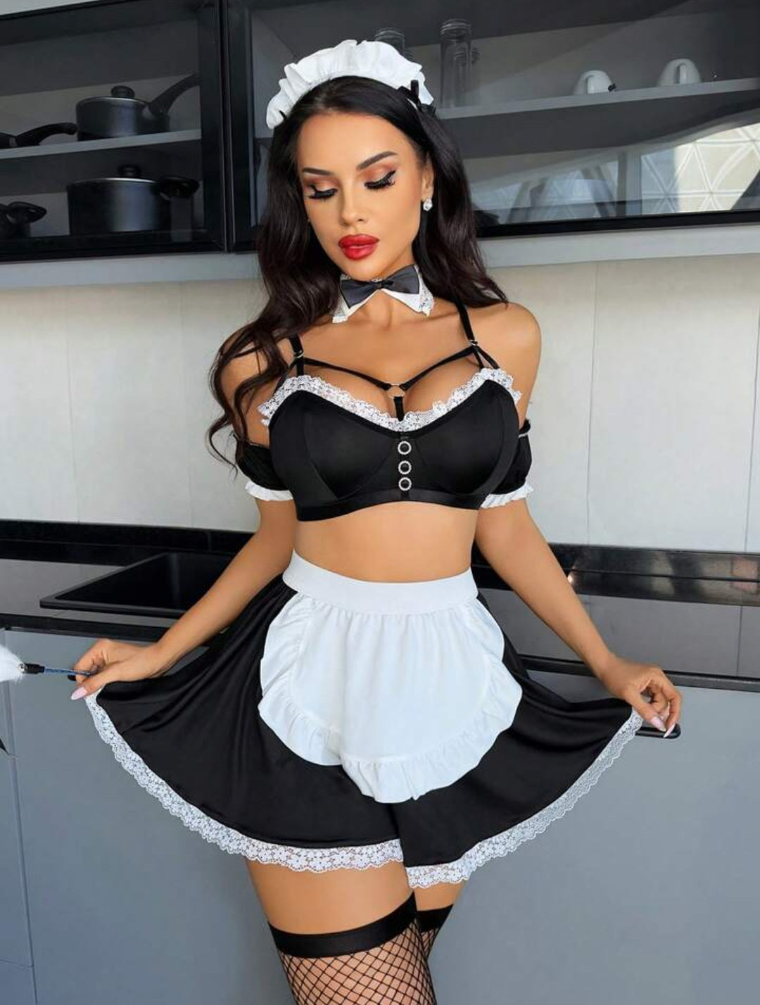 Sassy Yasi Naughty Maid Fantasy Lingerie Set